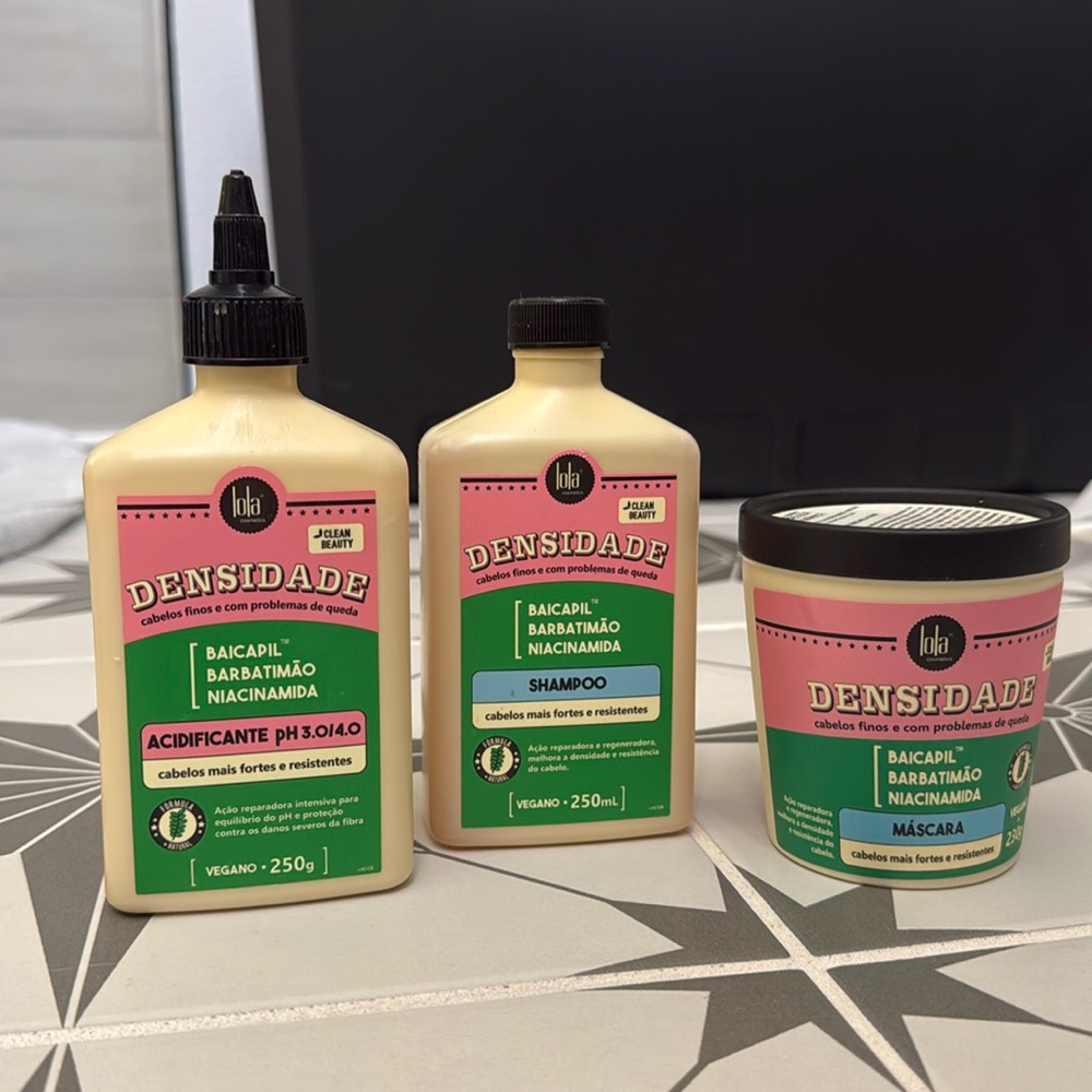 LOLA cosmetics densidade set shampoo mask treatment